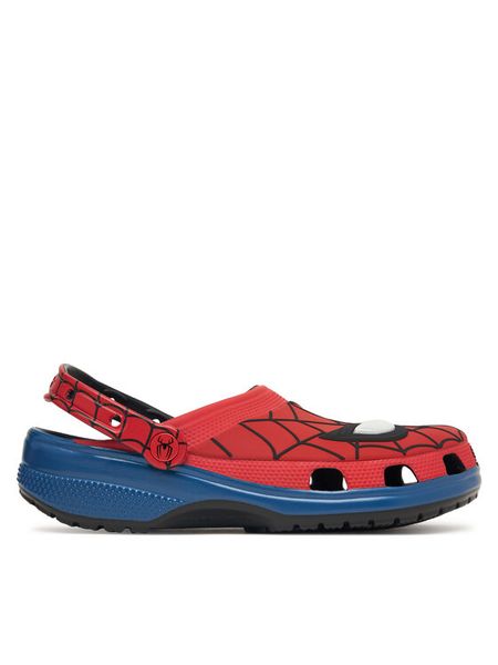 Crocs Klapki Spider-Man Classic Clog 213518 Czerwony. Czerwone klapki męskie Crocs, bez wzorów, z tworzywa sztucznego, bez zapięcia. Za 299.99 zł.