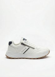 Sneakersy Tom Tailor z zamkiem. Białe buty sportowe męskie bonprix, bez wzorów, bez zapięcia. Za 119.99 zł.