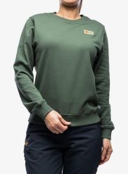 Bluza bawełniana damska Fjallraven Vardag Sweater. Zielone bluzy damskie Fjällräven, xs, bez wzorów, z bawełny, klasyczne, bez ramiączek, bez kaptura. Za 346.49 zł.