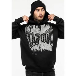Oversize'owy sweatshirt Tapout CF. Czarne bluzy męskie TAPOUT, bez wzorów, sportowe, bez ramiączek, bez kaptura. Za 276.15 zł.