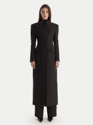 PINKO Płaszcz wełniany Jacinta Capotto 106123 A30G Szary Regular Fit. Szare płaszcze damskie Pinko, na zimę, bez wzorów, z syntetyku, bez kołnierzyka, bez kaptura. Za 2,609.00 zł.