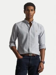 Polo Ralph Lauren Koszula 710792161500 Niebieski Slim Fit. Niebieskie koszule męskie Polo Ralph Lauren, l, bez wzorów, z bawełny, bez kołnierzyka, bez ramiączek. Za 689.99 zł.