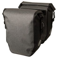 Podwójna torba rowerowa Shelter wodoodporna z kieszenią na laptopa szara. Szare torby na laptopa damskie AGU, bez wzorów, z materiału. Za 510.75 zł.