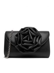 JENNY Torebka C-JNY-M-025-08 Czarny. Czarne torebki do ręki damskie Jenny, bez wzorów, z materiału, bez dodatków. Za 119.99 zł.