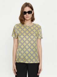 Marella T-Shirt Hobby 2413111161 Zielony Regular Fit. Zielone t-shirty damskie Marella, bez wzorów, z jedwabiu, bez kołnierzyka, bez ramiączek. Za 749.99 zł.