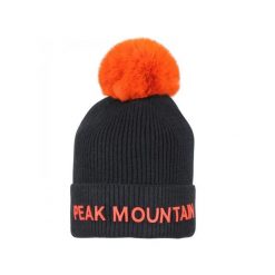 Czapka Peak Mountain Maitresse. Czarne czapki damskie Peak Mountain, na zimę, bez wzorów, sportowe. W wyprzedaży za 124.50 zł.