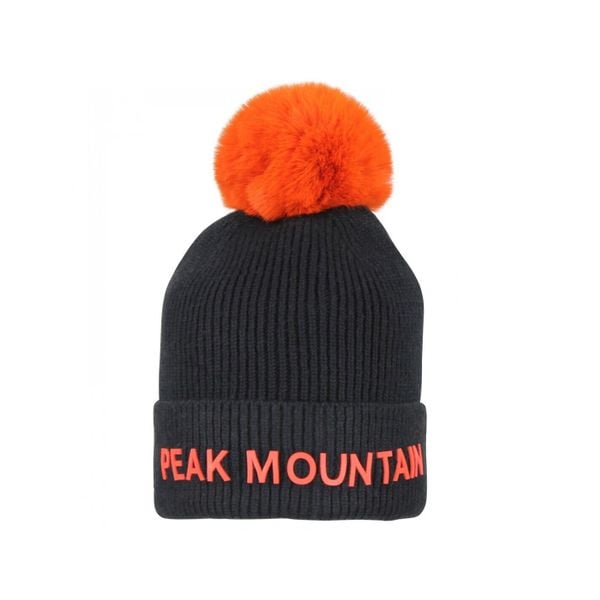 Czapka Peak Mountain Maitresse. Czarne czapki damskie Peak Mountain, na zimę, bez wzorów, sportowe. W wyprzedaży za 127.00 zł.