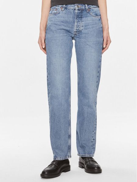 Samsøe Samsøe Jeansy Susan F23400103 Niebieski Straight Fit. Niebieskie jeansy damskie Samsøe & Samsøe, bez wzorów, z bawełny. Za 669.99 zł.