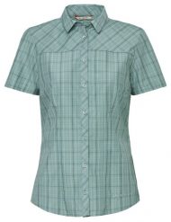 Koszula-bluzka damska Tacun Shirt II. Zielone koszule damskie Vaude, bez wzorów, z materiału, bez kołnierzyka, bez ramiączek. Za 239.00 zł.