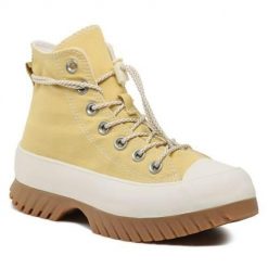 Buty do chodzenia damskie Converse A03500C. Brązowe obuwie sportowe damskie Converse, bez wzorów, z materiału, bez zapięcia, trekkingowe. Za 426.25 zł.