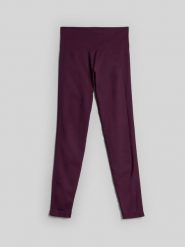 4F Bielizna termoaktywna bezszwowa (dół) damska - burgundowa XL/XXL. Czerwona bielizna sportowa damska 4F, s, bez wzorów, z materiału. Za 129.99 zł.