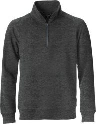 Clique Classic Half Zip bluza z półzamkiem unisex – anthracite melange. Szare bluzy damskie CLIQUE, l, bez wzorów, z bawełny, bez ramiączek, bez kaptura. Za 219.82 zł.