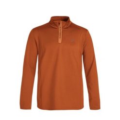Sweter 1/4 zip Protest Will. Brązowe swetry nierozpinane damskie Protest, na zimę, bez wzorów, sportowe, bez kołnierzyka, bez ramiączek. Za 224.00 zł.