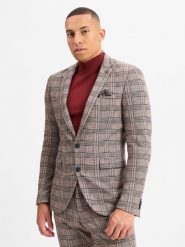 Finshley & Harding London kurtka modułowa - Brixdon Mężczyźni Slim Fit beżowy|brązowy, 48. Brązowe kurtki męskie Finshley & Harding London, m, bez wzorów, eleganckie, bez kaptura. Za 479.95 zł.