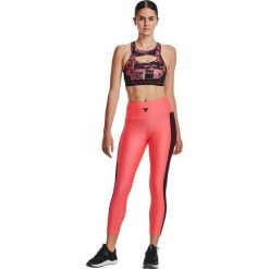 Legginsy treningowe damskie kompresyjne Under Armour 1373597. Czerwone legginsy damskie Under Armour, bez wzorów. Za 299.99 zł.