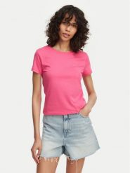 BOSS T-Shirt C Esogo 1 50506973 Różowy Regular Fit. Czerwone t-shirty damskie Boss, xs, bez wzorów, z bawełny, bez kołnierzyka, bez ramiączek. Za 229.99 zł.