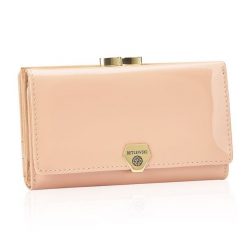 Portfel damski BETLEWSKI BPD-VS-108 PUDROWY. Czerwone portfele damskie Betlewski, ze skóry. Za 139.00 zł.