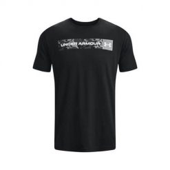 Koszulka sportowa męska Under Armour 1376830001. Czarne koszulki sportowe męskie Under Armour, m, bez wzorów, bez ramiączek, trekkingowe. Za 219.99 zł.