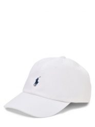 Polo Ralph Lauren czapka z daszkiem Kobiety Bawełna biały, ONE SIZE. Białe czapki damskie Polo Ralph Lauren, bez wzorów, z bawełny. Za 359.95 zł.