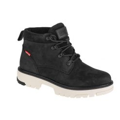 Buty trekkingowe damskie, Levi's Solvi Ankle. Czarne obuwie trekkingowe damskie Levi's®, bez zapięcia. W wyprzedaży za 384.10 zł.