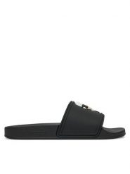 KARL LAGERFELD Klapki Kondo 2.0 KL80905A Czarny. Czarne klapki damskie KARL LAGERFELD, bez wzorów, z tworzywa sztucznego, bez obcasa, bez zapięcia. Za 279.99 zł.