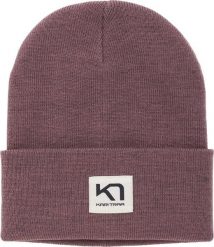Czapka zimowa damska Kari traa ROTHE BEANIE. Brązowe czapki damskie Kari Traa, na zimę, z aplikacjami, z poliesteru, klasyczne. Za 183.27 zł.