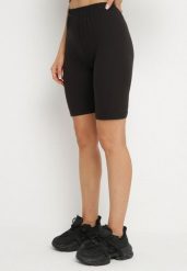 Czarne Klasyczne Szorty Liravelle. Czarne szorty damskie Born2be, bez wzorów, eleganckie. Za 19.99 zł.