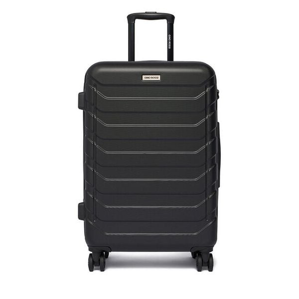 Walizka średnia GINO ROSSI. Czarne walizki damskie Gino Rossi, bez wzorów, średnie. Za 279.99 zł.