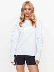 New Balance Bluza Essentials Stacked Logo French Terry Crewneck WT31532 Niebieski Regular Fit. Niebieskie bluzy damskie New Balance, l, bez wzorów, z syntetyku, bez ramiączek, bez kaptura. Za 249.99 zł.
