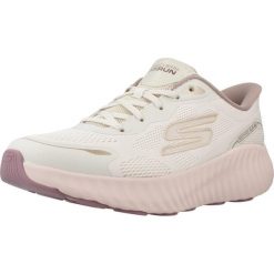 Buty SKECHERS GO RUN NOW REGENT Beżowy. Brązowe obuwie sportowe damskie Skechers, bez wzorów, z syntetyku, bez zapięcia. Za 425.52 zł.