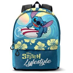 Plecak z możliwością dostosowania Karactermania Disney Stitch. Niebieskie plecaki damskie Disney, bez wzorów. Za 291.50 zł.