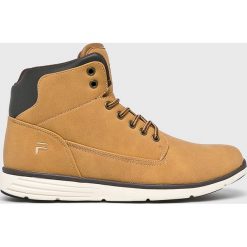Fila - Buty Lance Mid. Brązowe botki męskie Fila, bez wzorów, z gumy, casualowe, bez obcasa, bez zapięcia. W wyprzedaży za 239.90 zł.