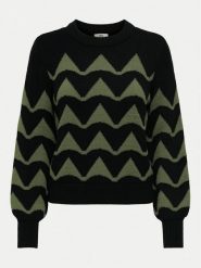 JDY Sweter Tina 15330567 Czarny Regular Fit. Czarne swetry nierozpinane damskie JDY, m, bez wzorów, z syntetyku, bez kołnierzyka, bez ramiączek. Za 189.99 zł.