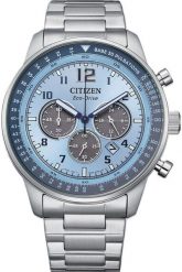 Zegarek Citizen Citizen Eco-Drive CA4500-83M Zegarek męski niebieska tarcza 44 mm. Niebieskie zegarki męskie CITIZEN, bez wzorów. Za 1,104.99 zł.