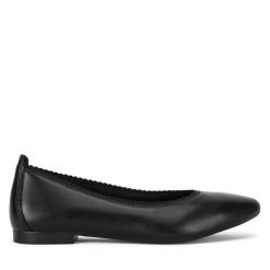 Baleriny Lasocki. Czarne balerinki damskie Lasocki, bez wzorów, bez obcasa, bez zapięcia. Za 149.99 zł.