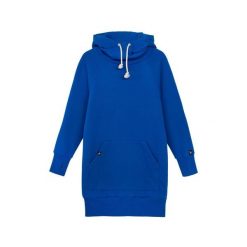 Bluza sportowa z kapturem damska DEEP TRIP Luzak. Niebieskie bluzy damskie DEEP TRIP, l, bez wzorów, z bawełny, sportowe, bez ramiączek, z kapturem. Za 369.00 zł.