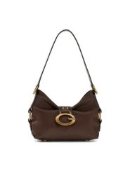 Guess Torebka 181918 Brązowy. Brązowe listonoszki damskie Guess, z aplikacjami, bez dodatków. Za 584.99 zł.