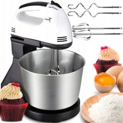 Mikser Retoo MIKSER RĘCZNY ROBOT KUCHENNY Z DUŻĄ MISĄ 7 PRĘDKOŚCI + 4 KOŃCÓWKI 450W. Miksery Retoo. Za 132.99 zł.