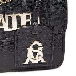 Torebka Steve Madden. Czarne torebki do ręki damskie Steve Madden, bez wzorów, bez dodatków. Za 389.99 zł.