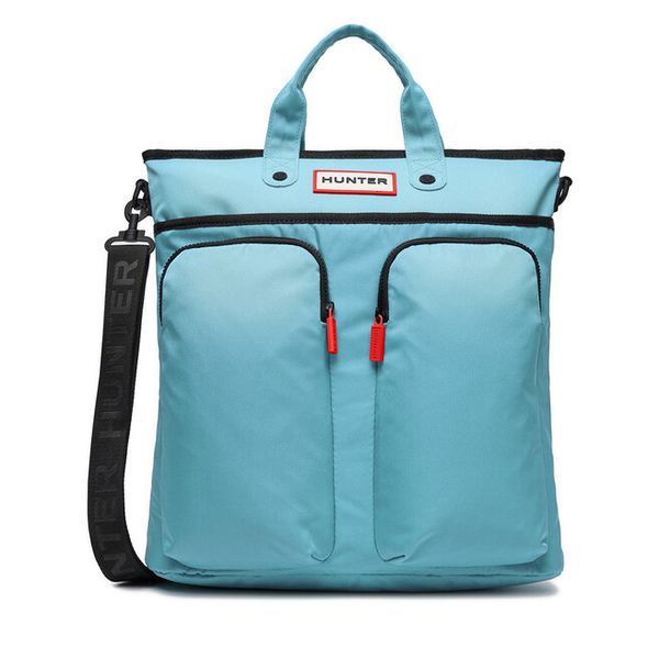 Plecak Hunter. Niebieskie plecaki męskie Hunter, bez wzorów, sportowe. Za 219.99 zł.