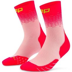 Męskie skarpety kompresyjne sportowe do połowy łydki CEP Core Run. Czerwone skarpety męskie CEP, bez wzorów, z elastanu. Za 84.00 zł.