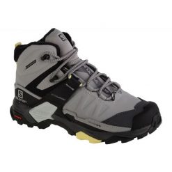 Buty Salomon X Ultra 4 Mid Winter Ts 413650 szare. Szare obuwie trekkingowe damskie z gumy, bez zapięcia. Za 986.45 zł.