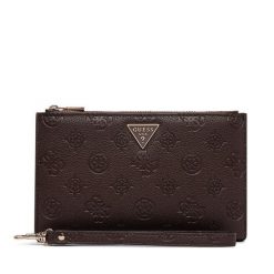 Portfel Guess. Brązowe portfele damskie Guess. Za 294.99 zł.