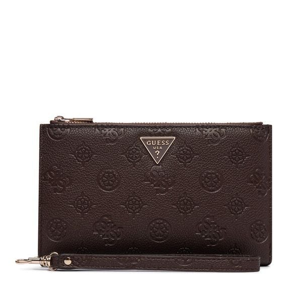 Portfel Guess. Brązowe portfele damskie Guess. Za 294.99 zł.