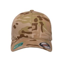 Czapka Z Daszkiem Multicam. Zielone czapki damskie FLEXFIT, bez wzorów. Za 87.99 zł.