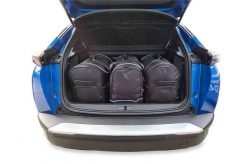 Torby Do Bagażnika Peugeot E-2008 Ev 2019+ 3Szt Kjust. Czarne torby podróżne damskie KJUST, bez wzorów, z kauczuku. Za 940.00 zł.