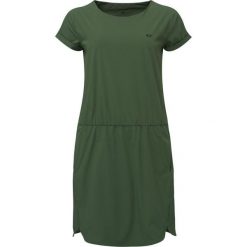 Lekka sukienka LOAP Ubzula — zielona — XL. Zielone sukienki damskie ZONE PERFECT, na lato, xl, bez wzorów, sportowe, bez kołnierzyka, bez ramiączek, sportowe. Za 228.99 zł.