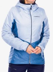 Kurtka ocieplana damska La Sportiva Mythic Primaloft Jkt. Niebieskie kurtki sportowe damskie La Sportiva, xs, bez wzorów, z materiału, bez ramiączek, bez kaptura, narciarskie, primaloft. Za 940.49 zł.