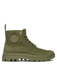 Palladium Trapery Pampa Hi Nbk 79495-308-M Zielony. Zielone buty zimowe męskie Palladium, bez wzorów, z nubiku, bez obcasa, bez zapięcia. Za 459.99 zł.