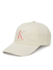 Calvin Klein Jeans Czapka z daszkiem Monologo LV04K5026G Żółty. Żółte czapki damskie Calvin Klein Jeans, bez wzorów, z bawełny. Za 119.99 zł.